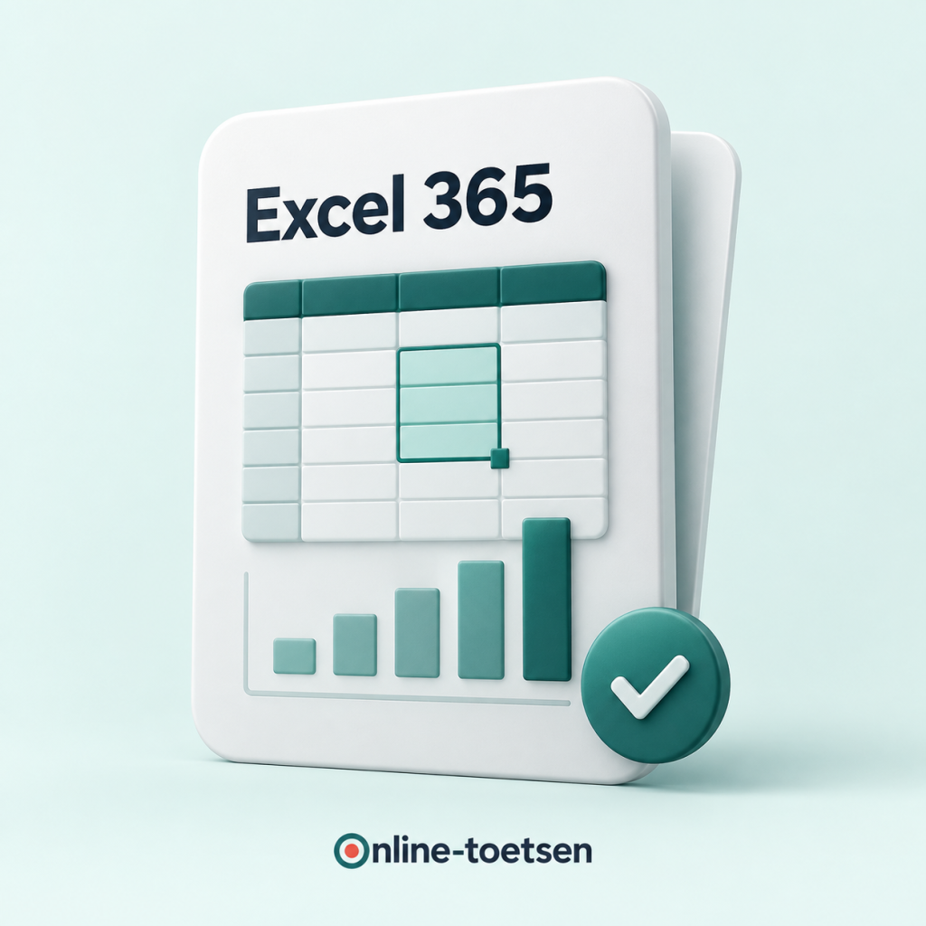 Toets Excel 365 — online toets met certificaat