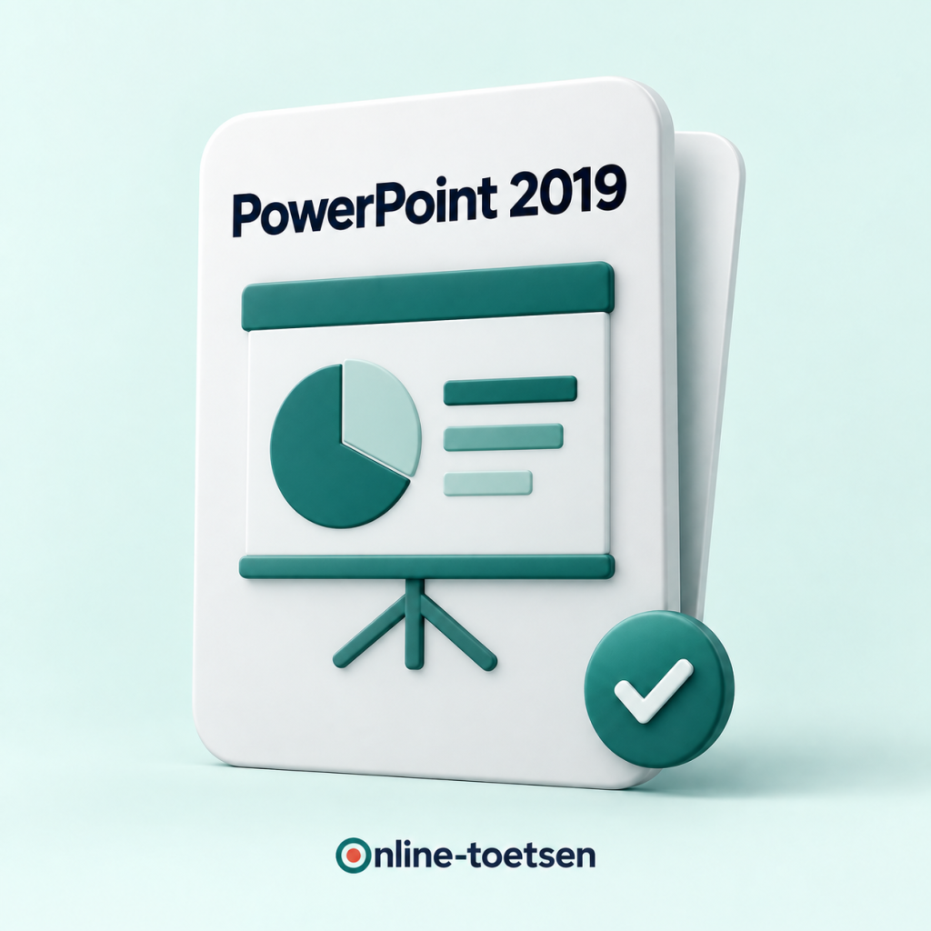 Toets PowerPoint 2019 — online toets met certificaat