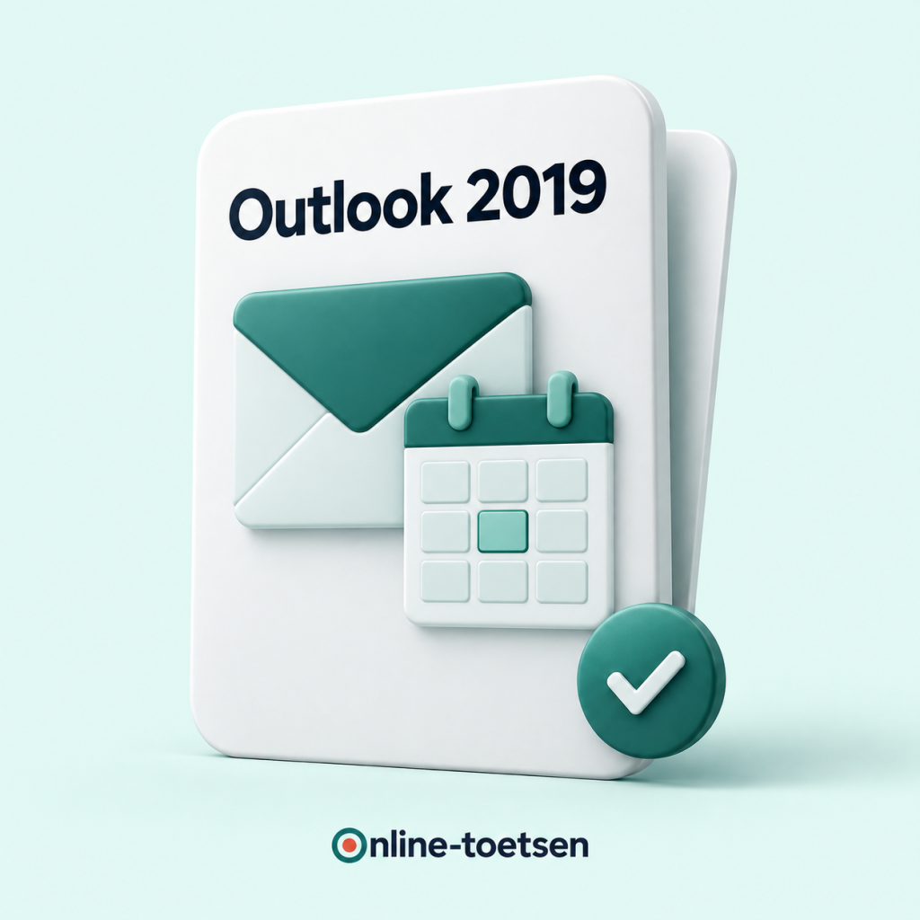 Toets Outlook 2019 — online toets met certificaat