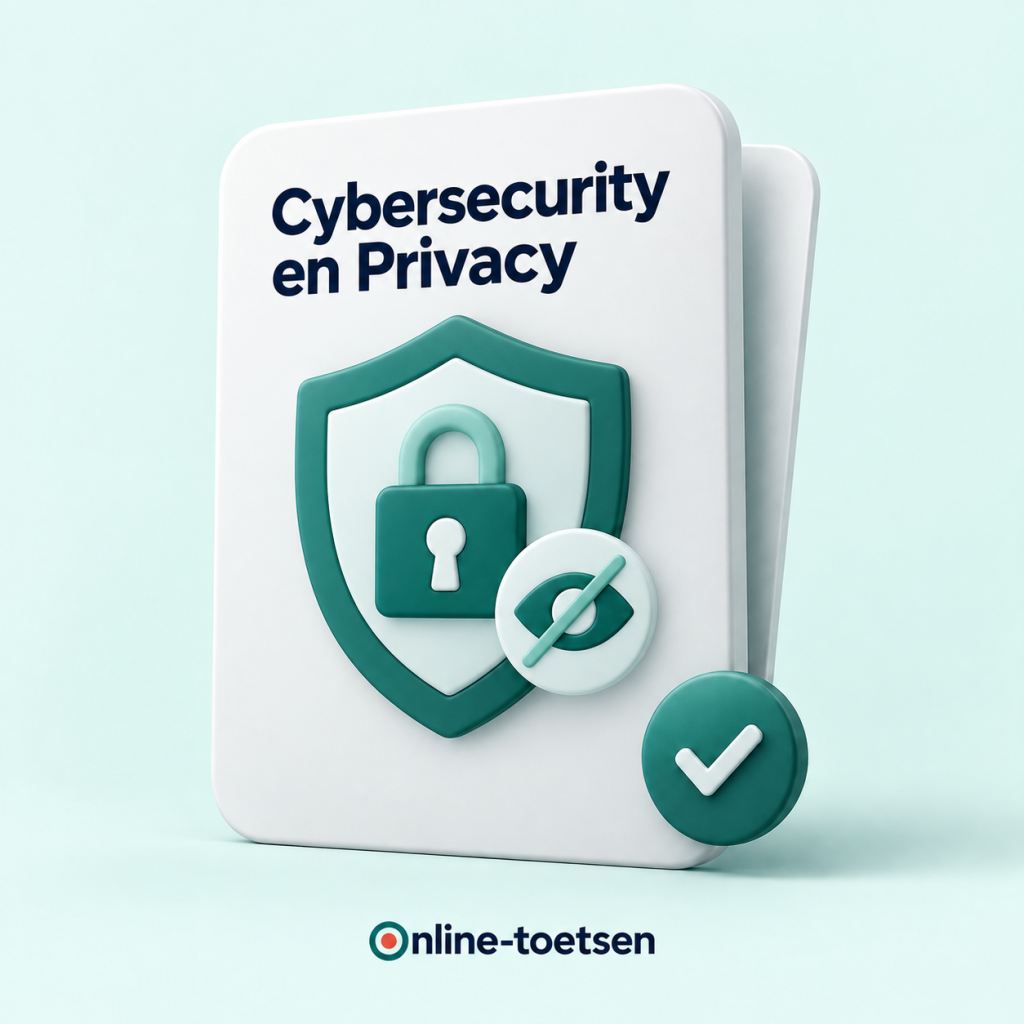 Toets Cybersecurity en Privacy — online toets met certificaat