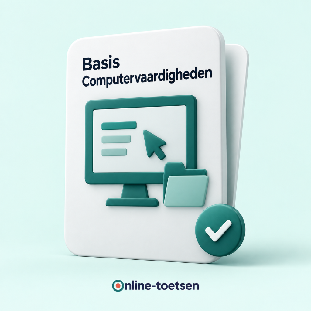 Toets Basis Computervaardigheden — online toets met certificaat