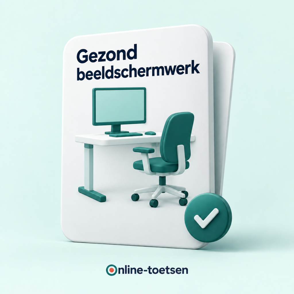 Toets Gezond beeldschermwerk — online toets met certificaat