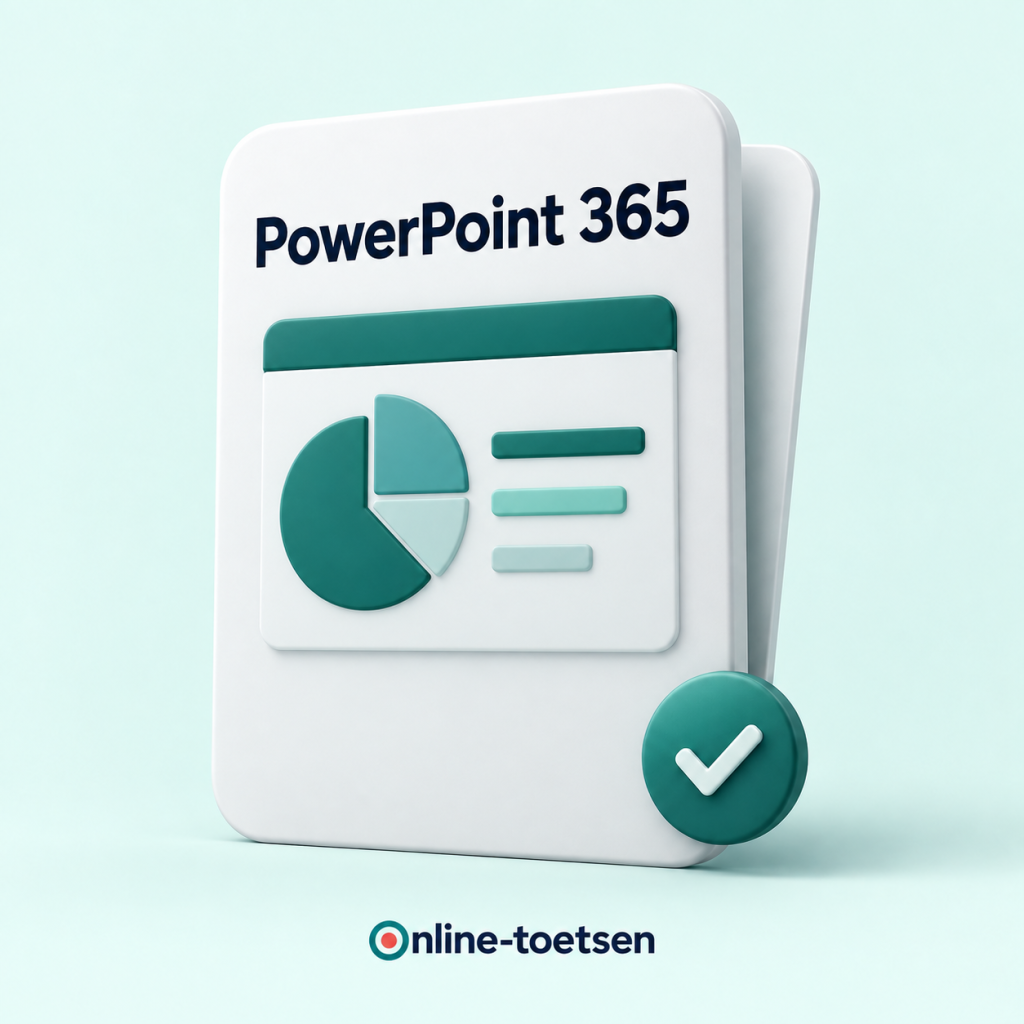 Toets PowerPoint 365 — online toets met certificaat